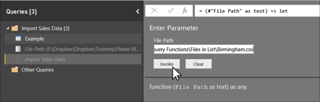 Power Query Custom Functions